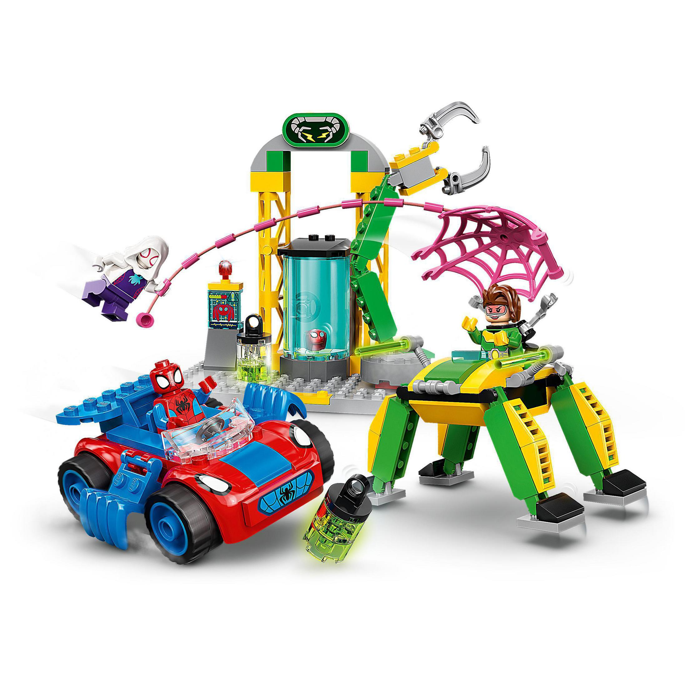 LEGO 10783 SPIDER-MAN IN LABOR DOC OCKS Mehrfarbig Bausatz