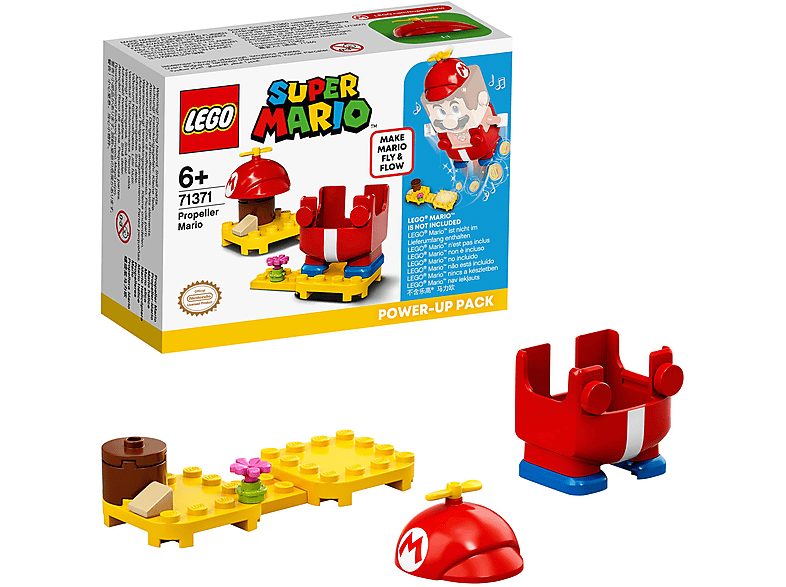 LEGO 71371 PROPELLER-MARIO - ANZUG Bausatz, Mehrfarbig