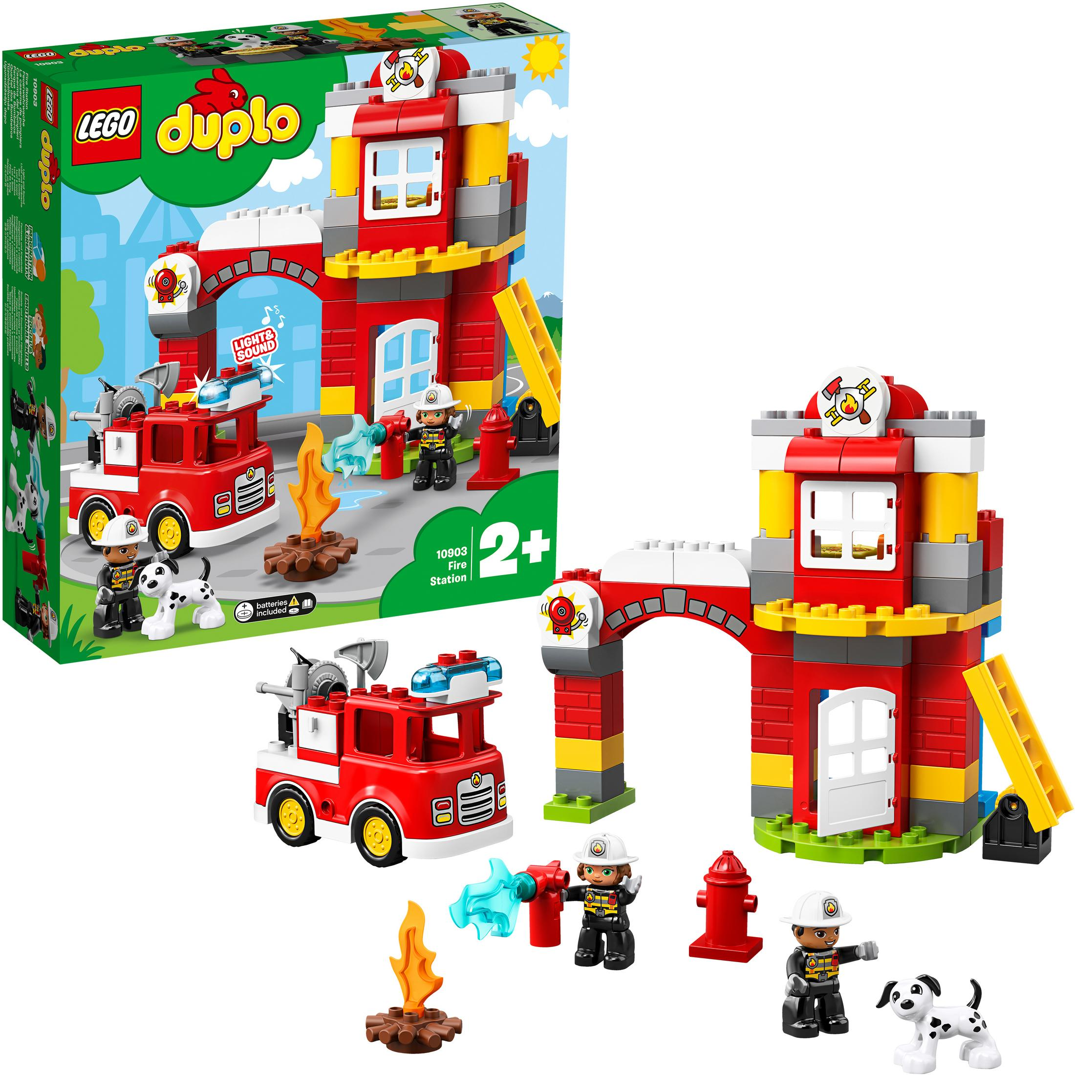 Bausatz, FEUERWEHRWACHE Mehrfarbig LEGO 10903