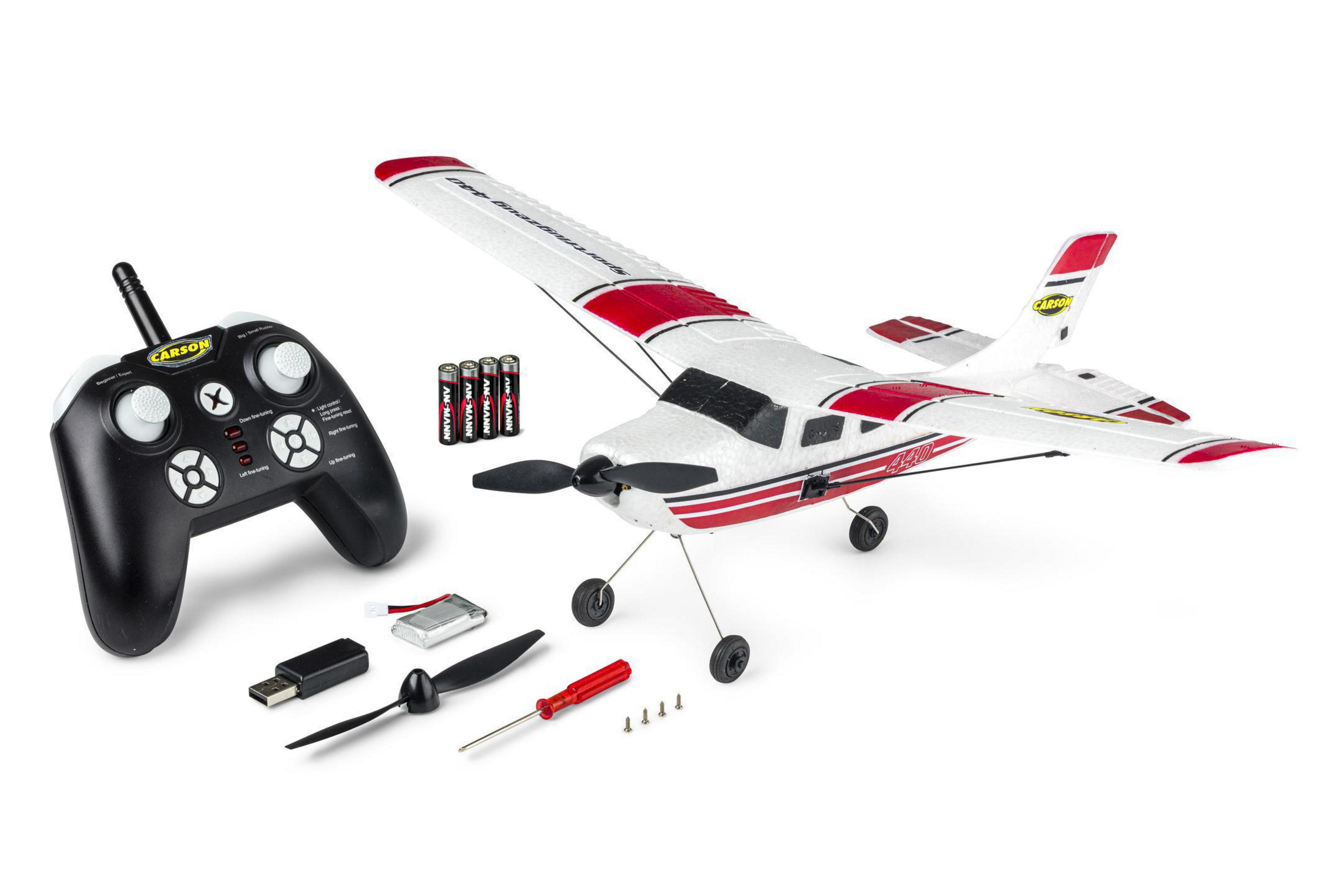 CARSON 500505033 RC R/C SPORTFLUGZEUG ROT Rot Spielzeugflugzeug