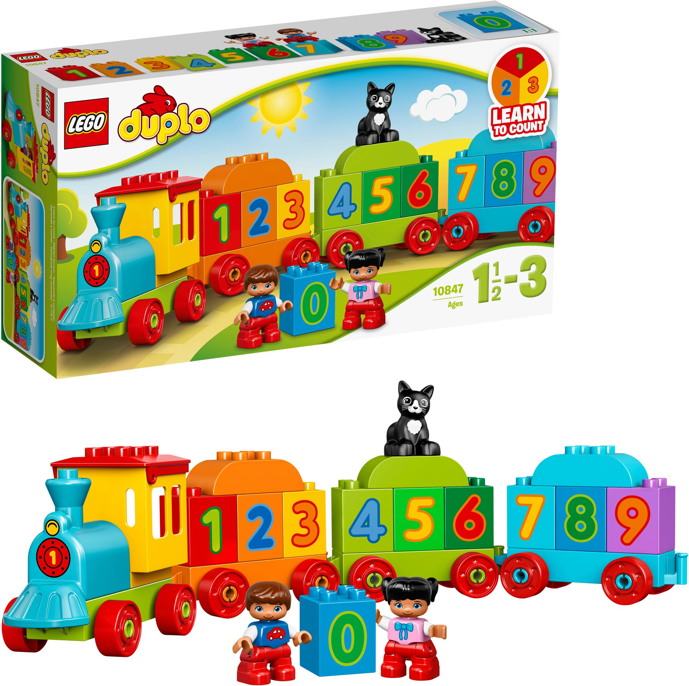 LEGO ZAHLENZUG Bausatz, 10847 Mehrfarbig