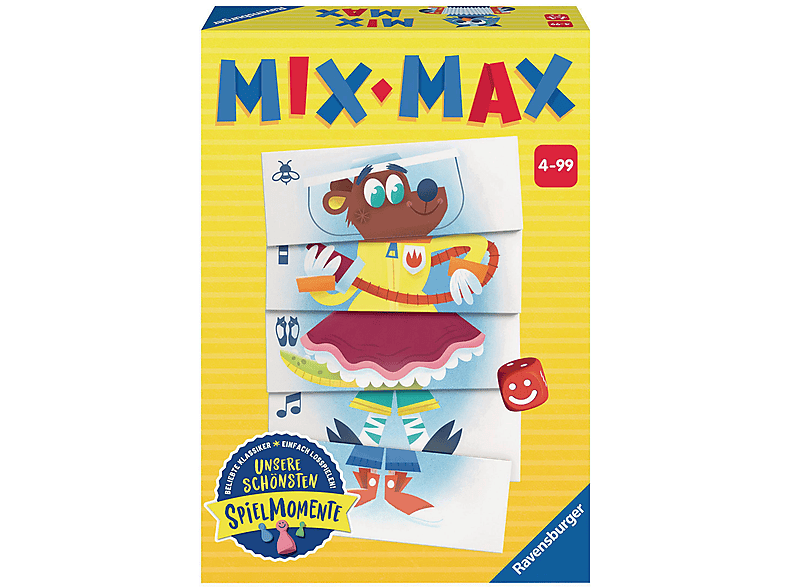 RAVENSBURGER 20855 Kinderspiele MAX Lustige Mehrfarbig MIX