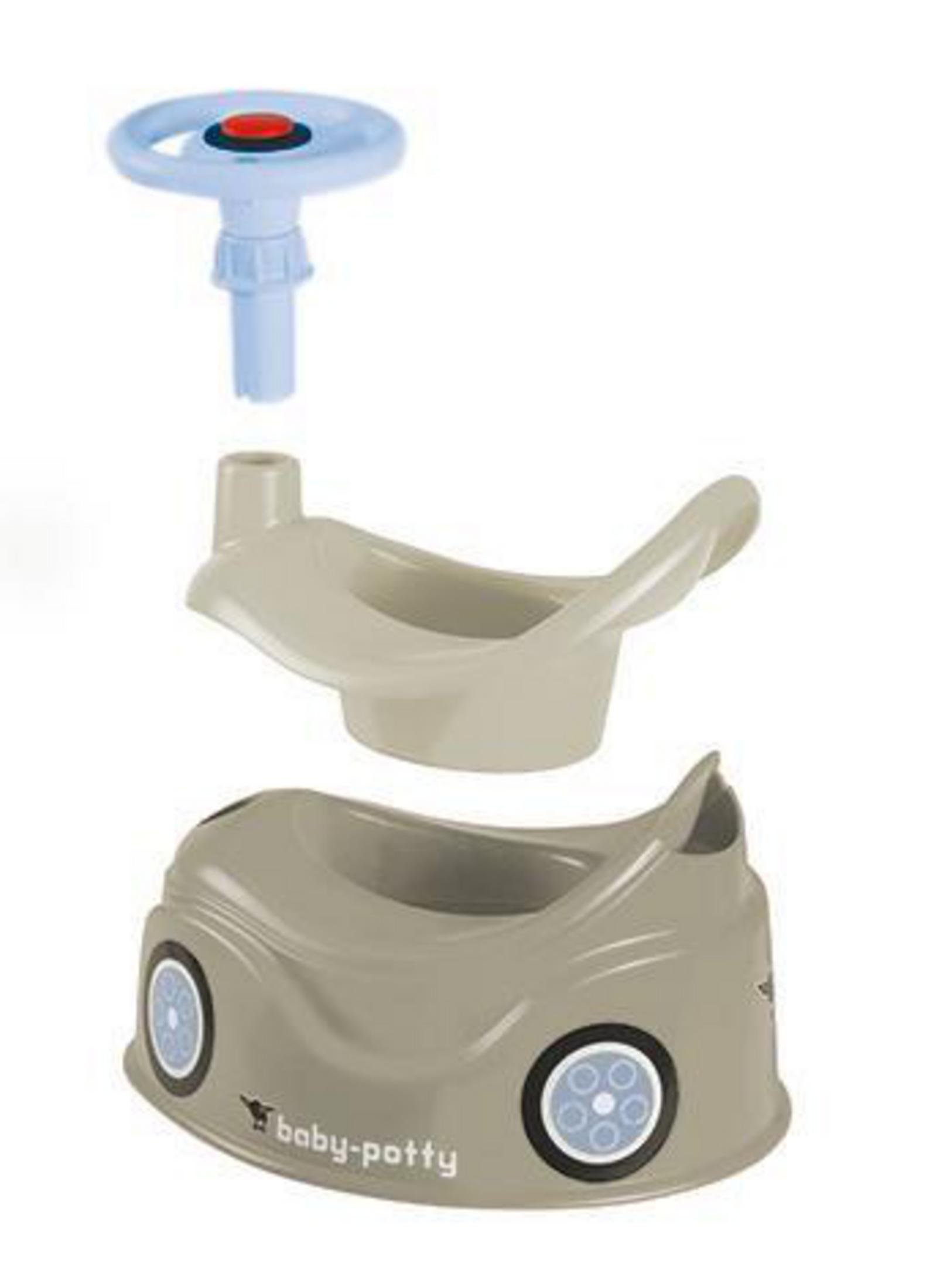 Zerlegbare Baby-Töpfchen mit Lenkrad.