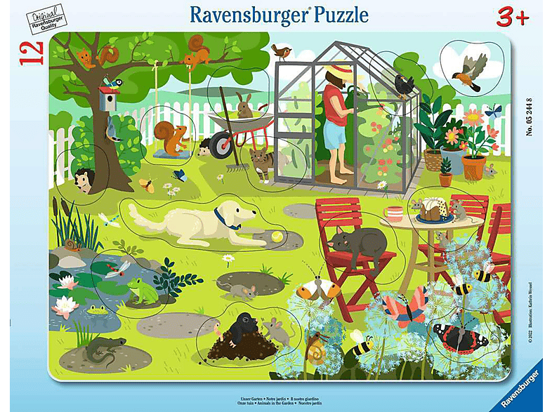 UNSER 05244 Puzzle GARTEN RAVENSBURGER