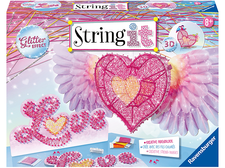 18065 STRING IT Mehrfarbig MAXI: It 3D-HEART RAVENSBURGER String