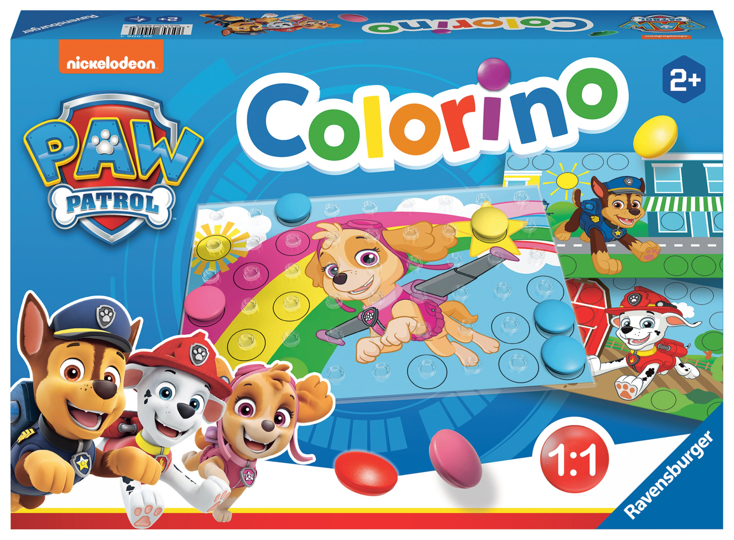 RAVENSBURGER 20906 PAW PATROL COLORINO Mehrfarbig Kinderspiele