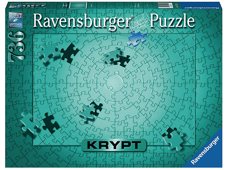 RAVENSBURGER 17151 KRYPT METALLIC MINT Puzzle | bis 1000 Teile