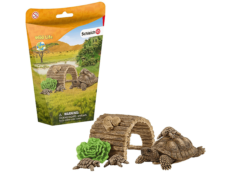 SCHLEICH 42506 ZUHAUSE FÜR SCHILDKRÖTEN Mehrfarbig Spielset