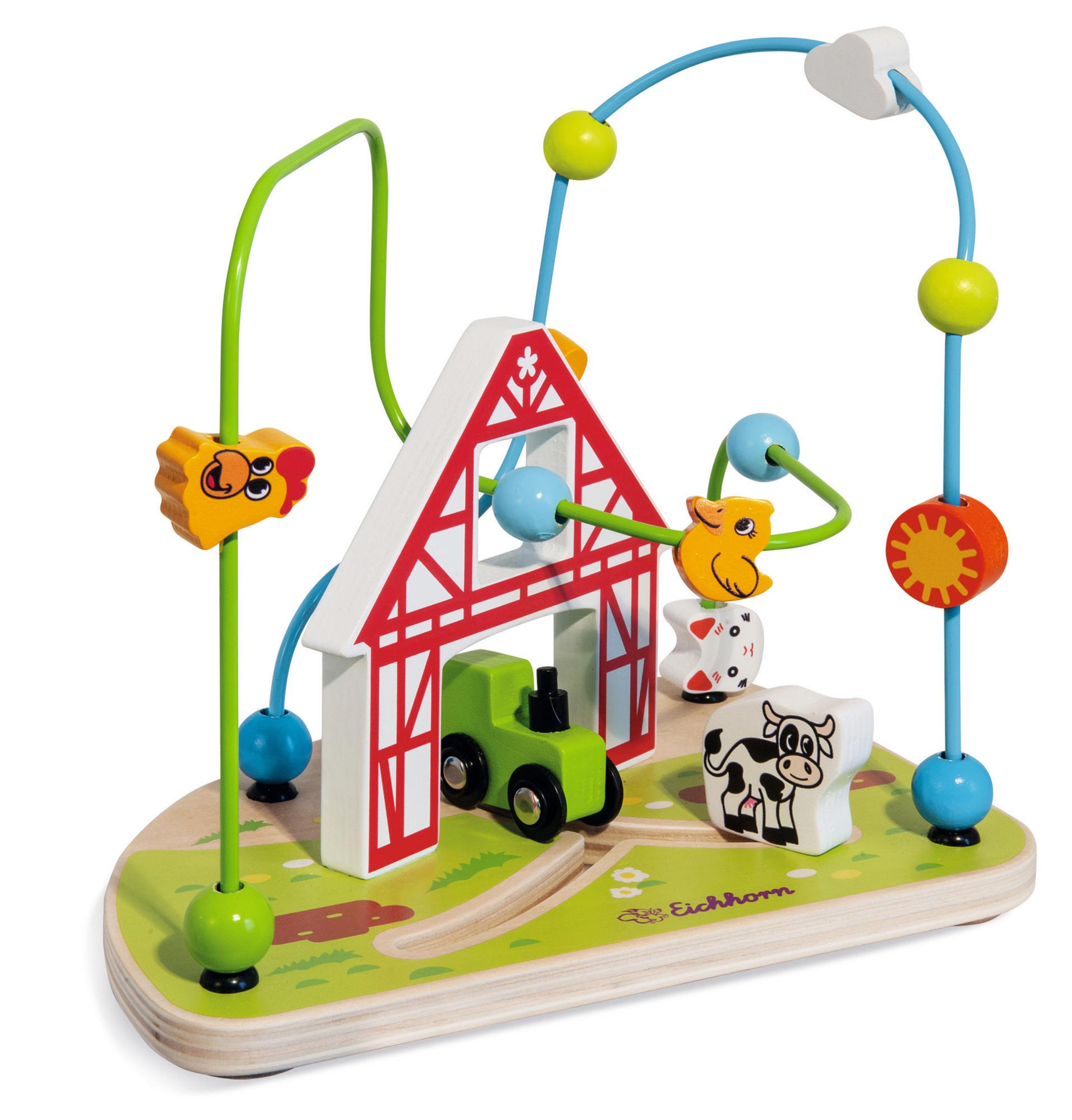 EICHHORN Mehrfarbig Kinderspielzeug 100003714 BAUERNHOF MOTORIKSCHLEIFE EH