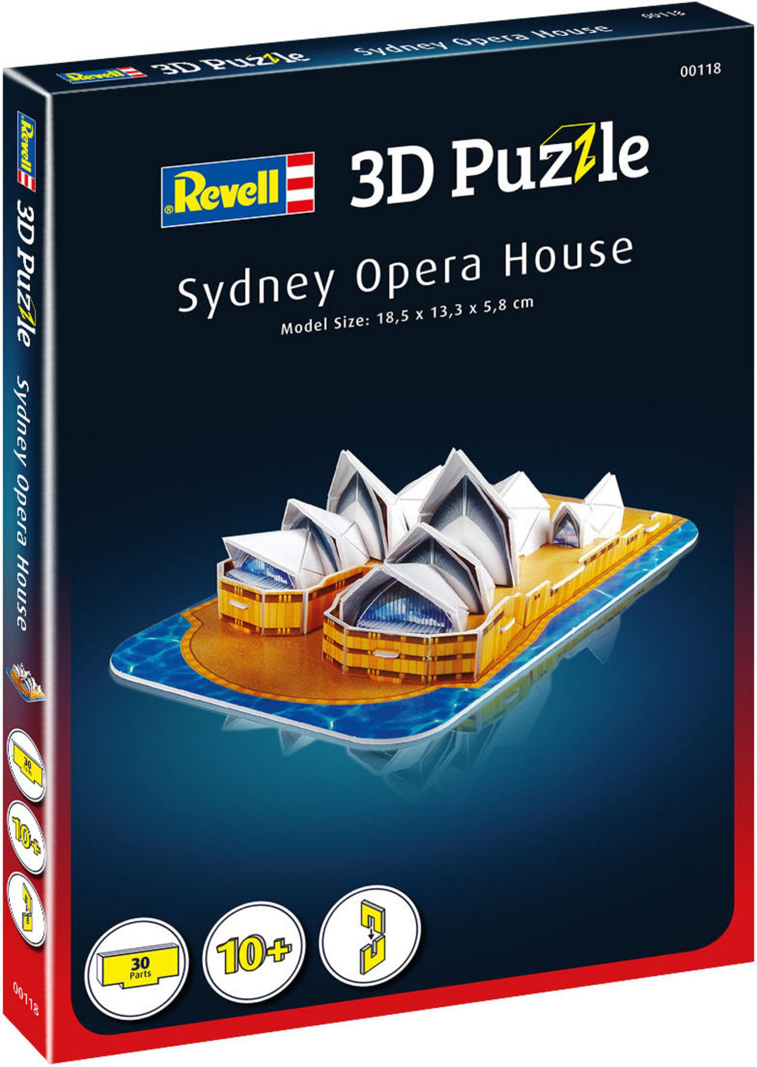 00118 Mehrfarbig 3D Puzzle SYDNEY REVELL OPER
