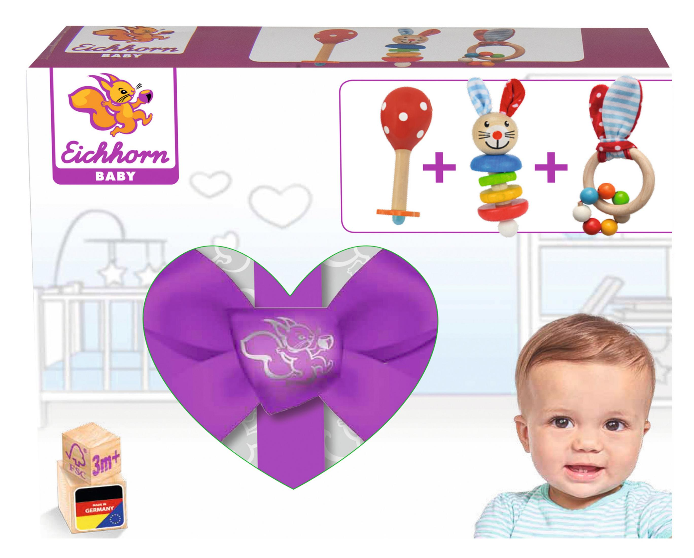 SET Mehrfarbig EH BABY 100017045 EICHHORN Spielset STARTER/GESCHENKE