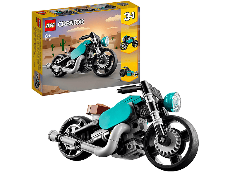 LEGO 31135 OLDTIMER MOTORRAD Bausatz, Mehrfarbig | Baukästen und Konstruktionsspielzeug
