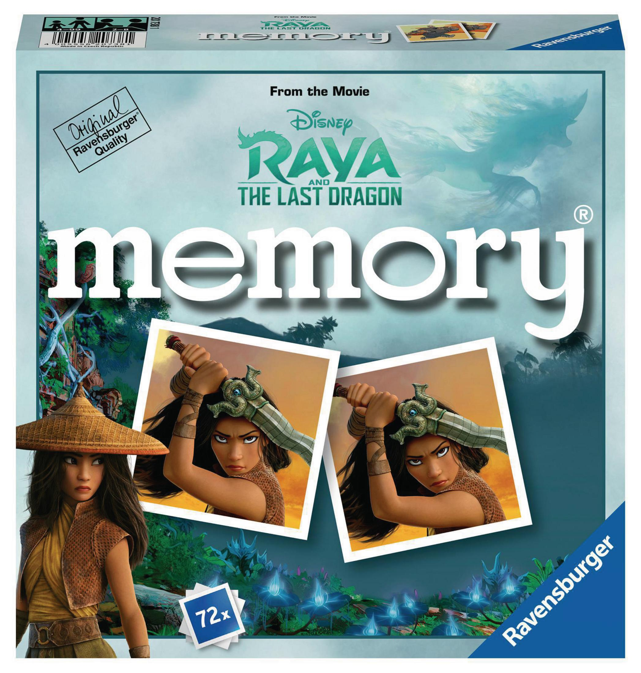 RAVENSBURGER 20738 DISNEY RAYA MEMORY® Mehrfarbig Kinderspiel