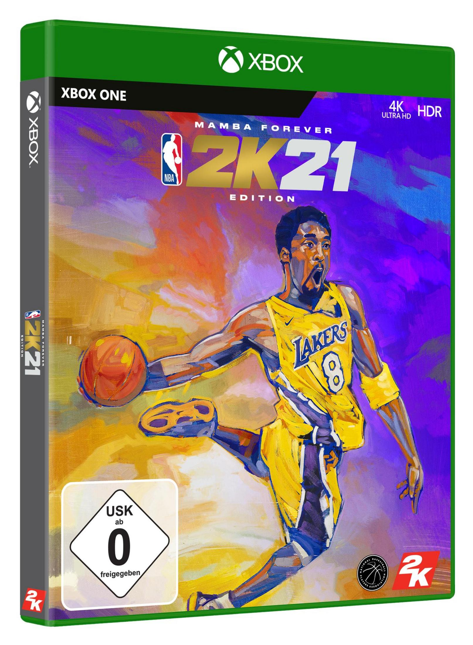Una scatola di videogiochi con Kobe Bryant con la maglia dei Lakers.