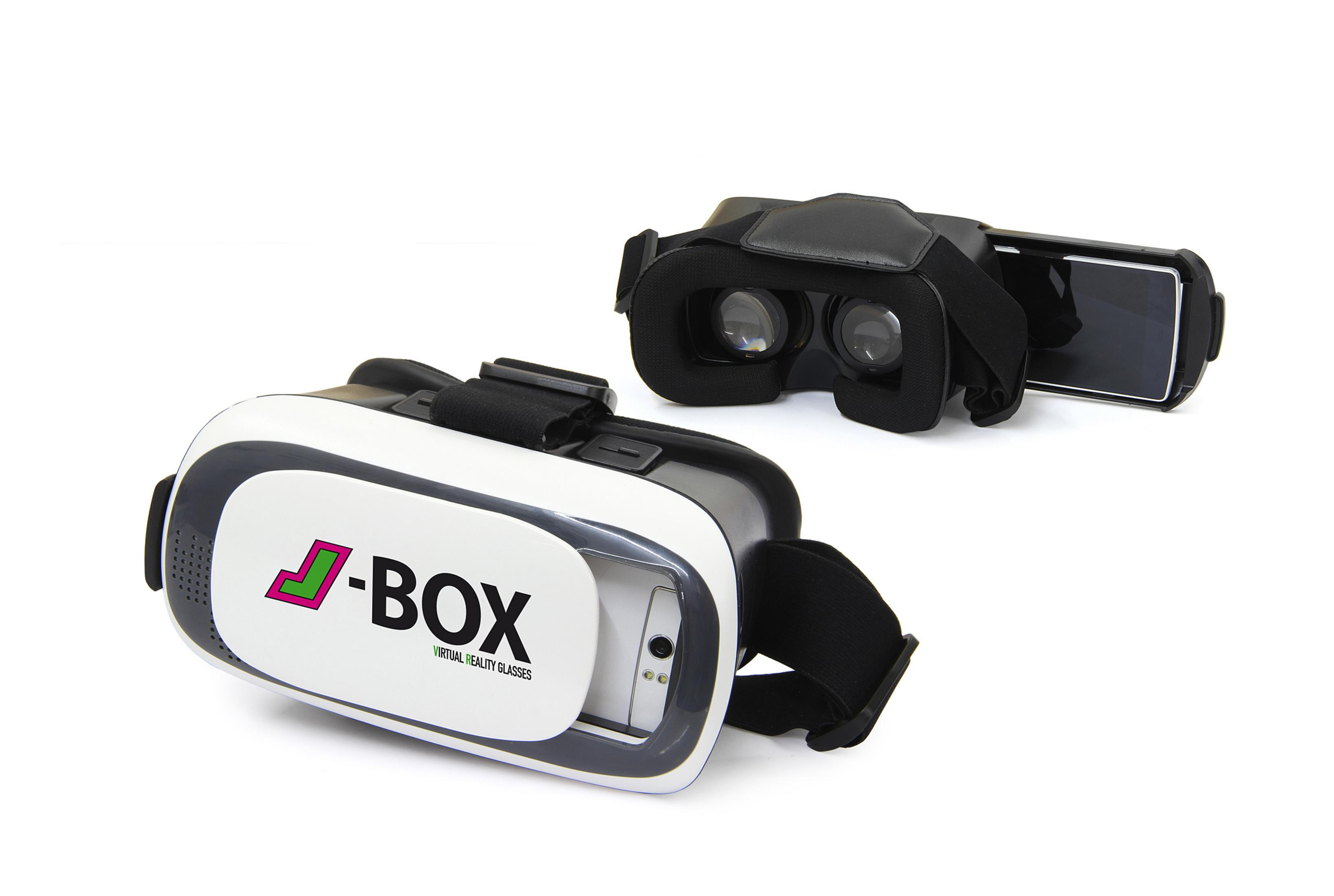 JAMARA 423156 J-BOX VR-BRILLE Reality Virtual Brille, Weiß
