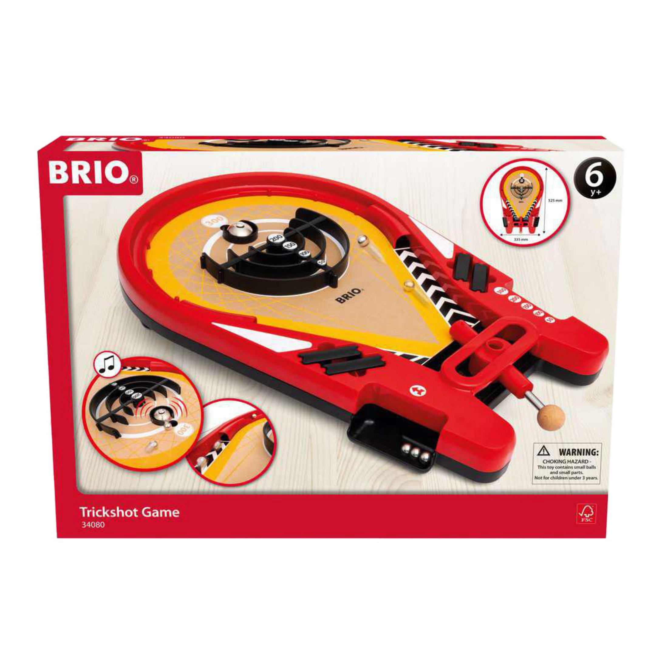 BRIO 34080 TRICKSHOT-GESCHICKLICHK Geschicklichkeitsspiel Mehrfarbig