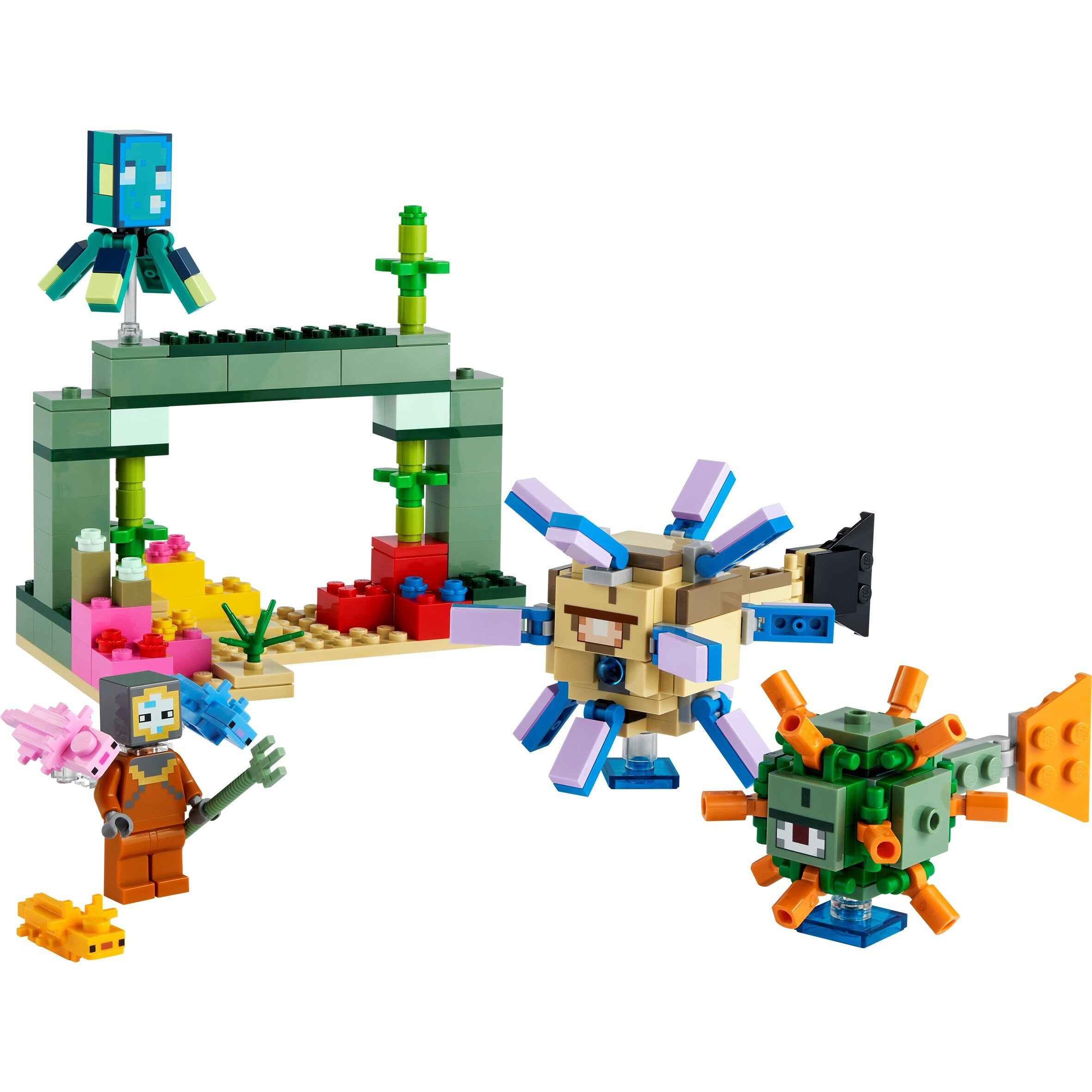 LEGO 21180 Minecraft Lego, Das Wachterduell Angabe Keine