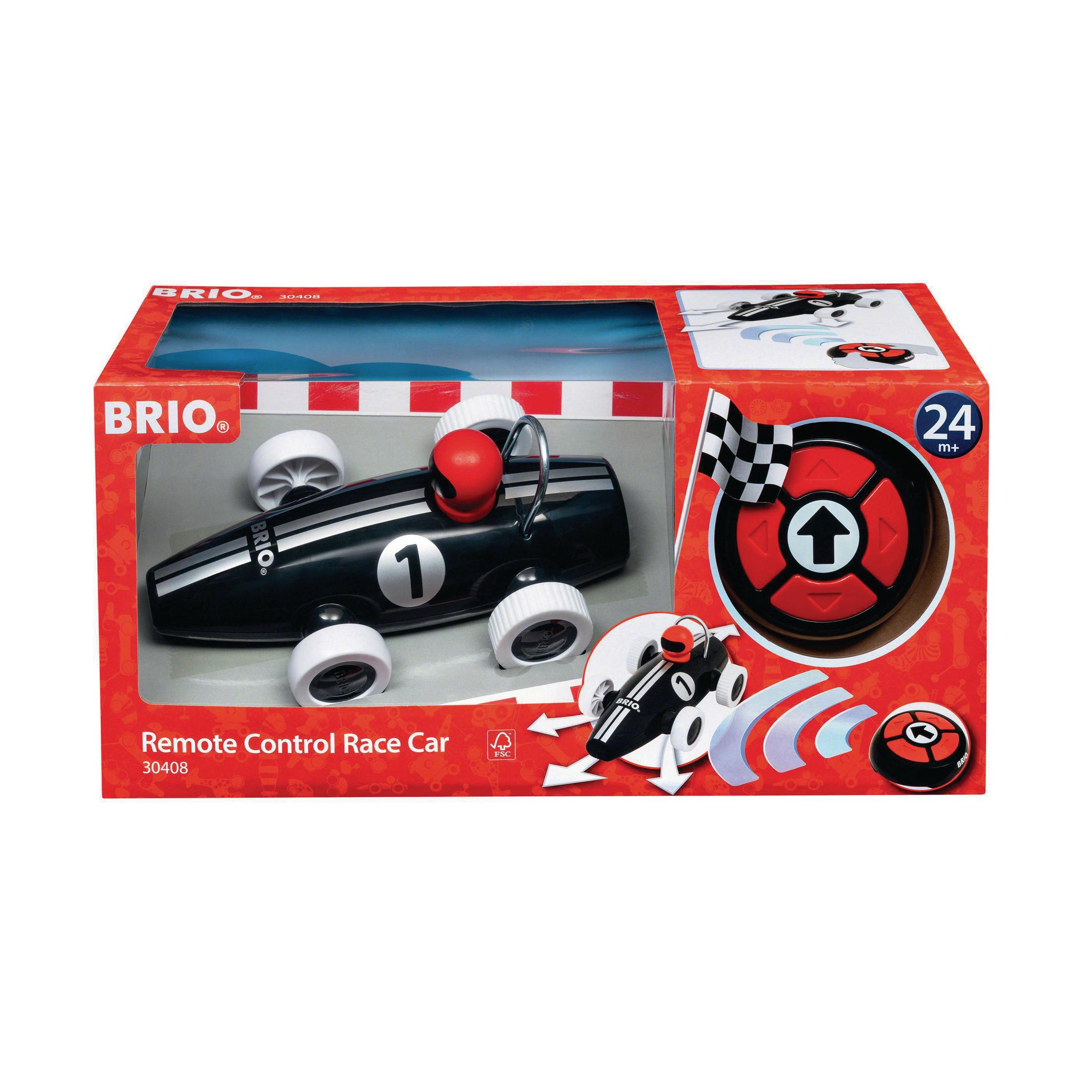BRIO 30408 RC Schwarz SCHWARZ RENNWAGEN Spielzeugauto