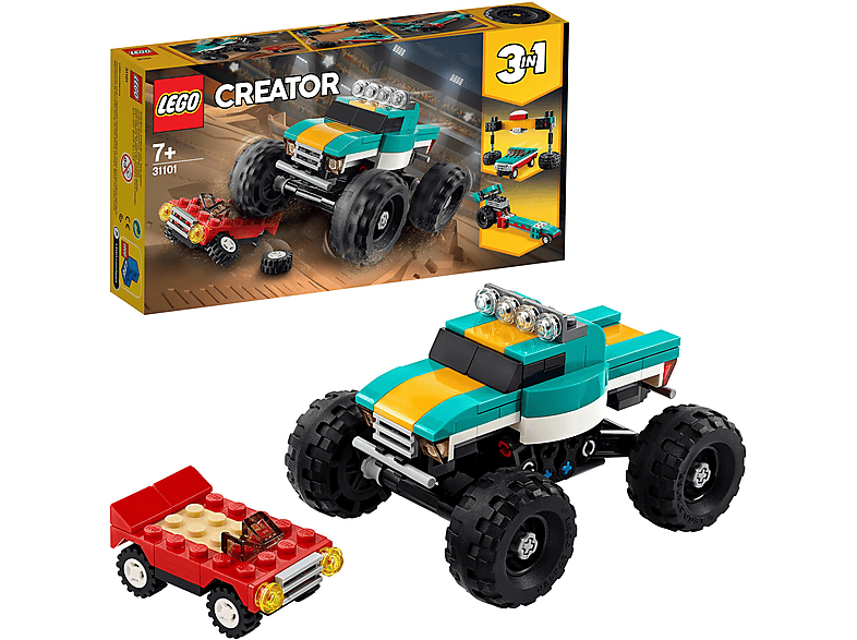 LEGO 31101 MONSTER-TRUCK Bausatz, Mehrfarbig