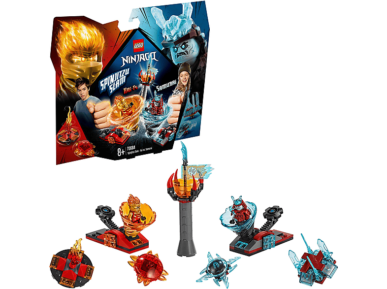 LEGO 70684 VS. SPINJITZU – Mehrfarbig Bausatz, SLAM EIS-SAMURAI KAI