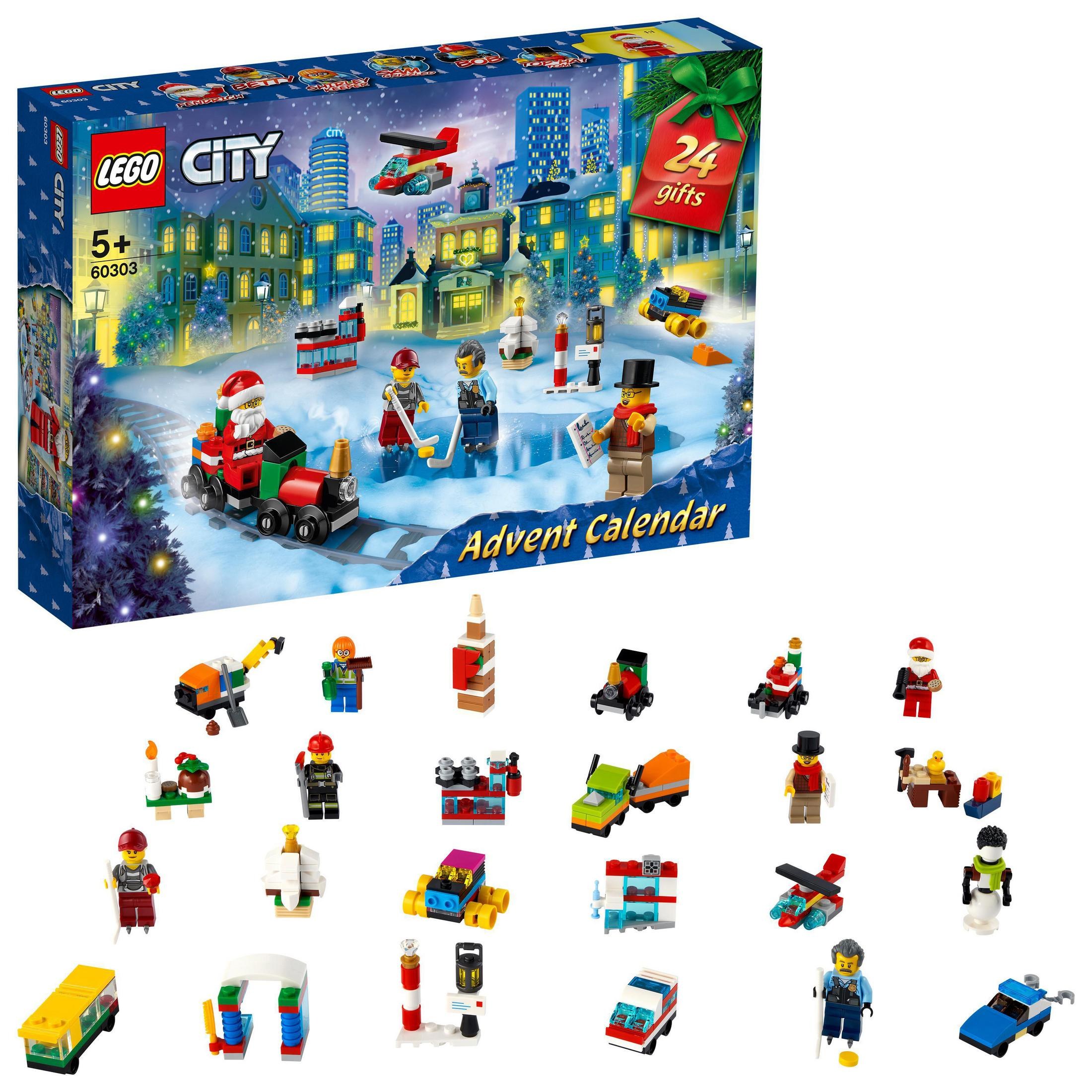 LEGO 60303 Adventskalender, Mehrfarbig CITY LEGO ADVENTSKALENDER
