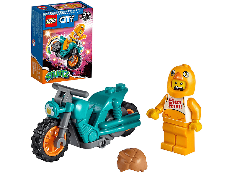 60310 Bausatz, LEGO Mehrfarbig MASKOTTCHEN-STUNTBIKE