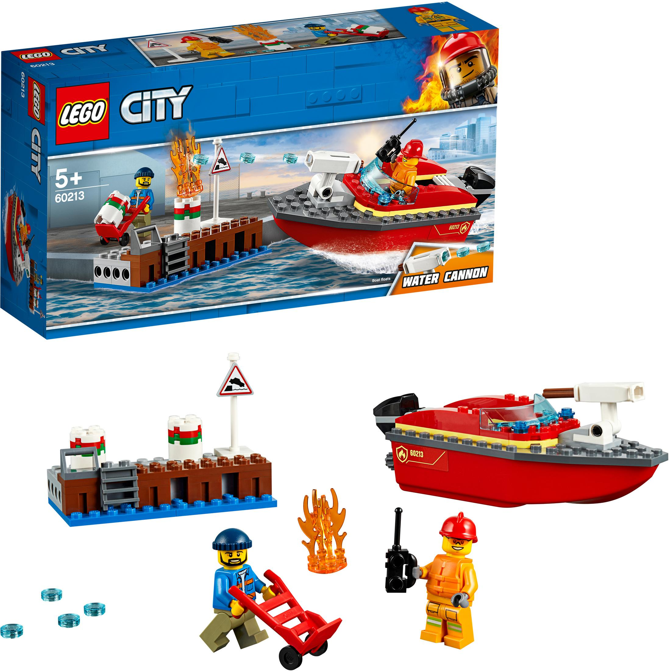 HAFEN Bausatz, FEUERWEHR LEGO Mehrfarbig AM 60213