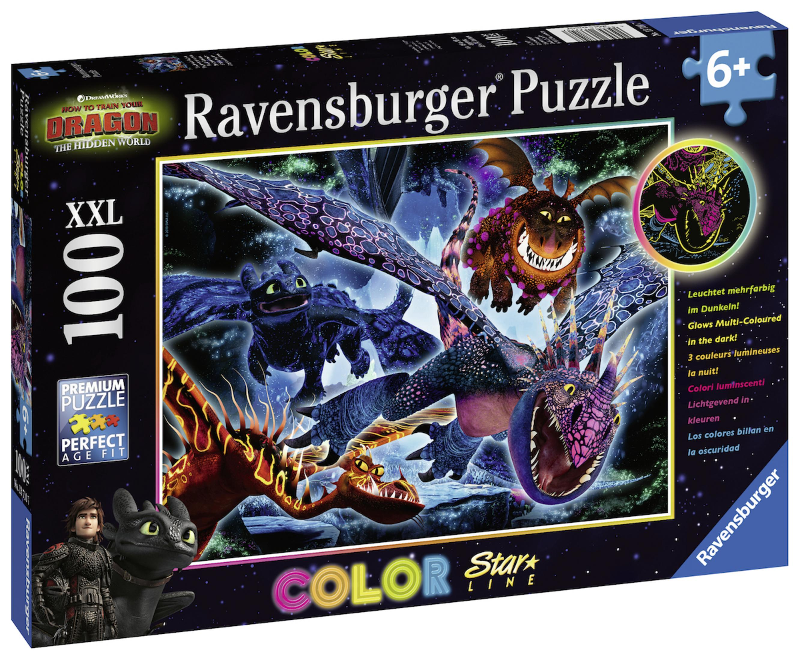 DRAGONS RAVENSBURGER 13710 Puzzle LEUCHTENDE