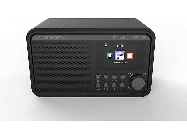ALBRECHT 27490 DR 490 SCHWARZ Internetradio, Analog & Digital, DAB+ ...
