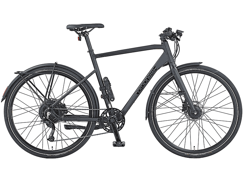 PROPHETE 51581-0611 URBANICER 21.EMU.10 HERREN CITY 28 E-Roller (Laufradgröße: 28 Zoll, Rahmenhöhe: 55 cm, Herren-Rad, 252 Wh, Schwarz matt)