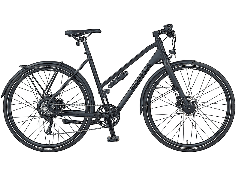 PROPHETE URBANICER 21.EMU.10 DAMEN CITY 28 52581-0611 Citybike (Laufradgröße: 28 Zoll, Rahmenhöhe: 52 cm, Damen-Rad, 252 Wh, Schwarz matt)