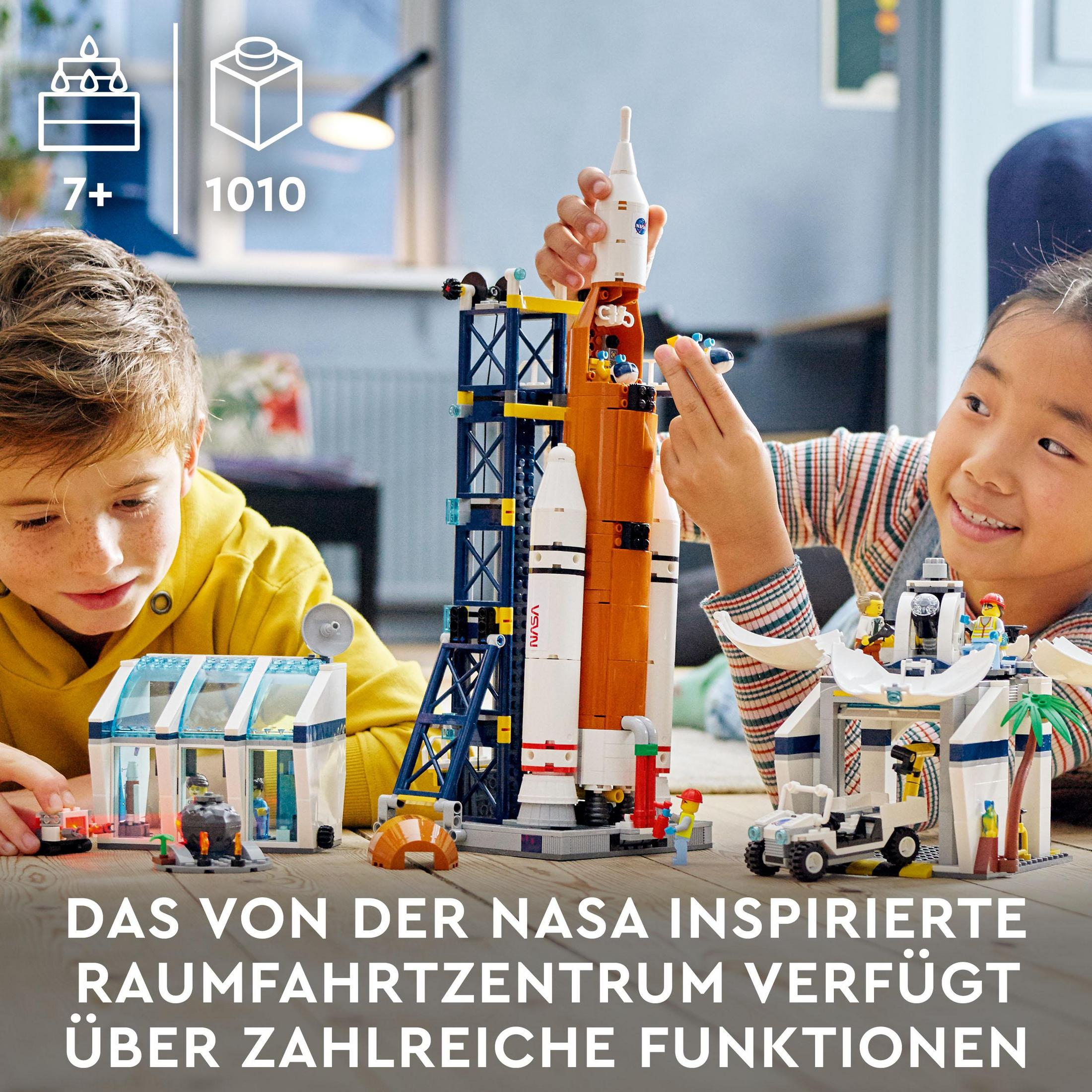LEGO 60351 RAUMFAHRTZENTRUM Bausatz, Mehrfarbig
