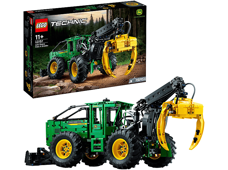 Juego de construcción  - Set de juguetes de construcción LEGO® Technic 42157 Skidder John Deere 948L-II (1492 piezas) LEGO