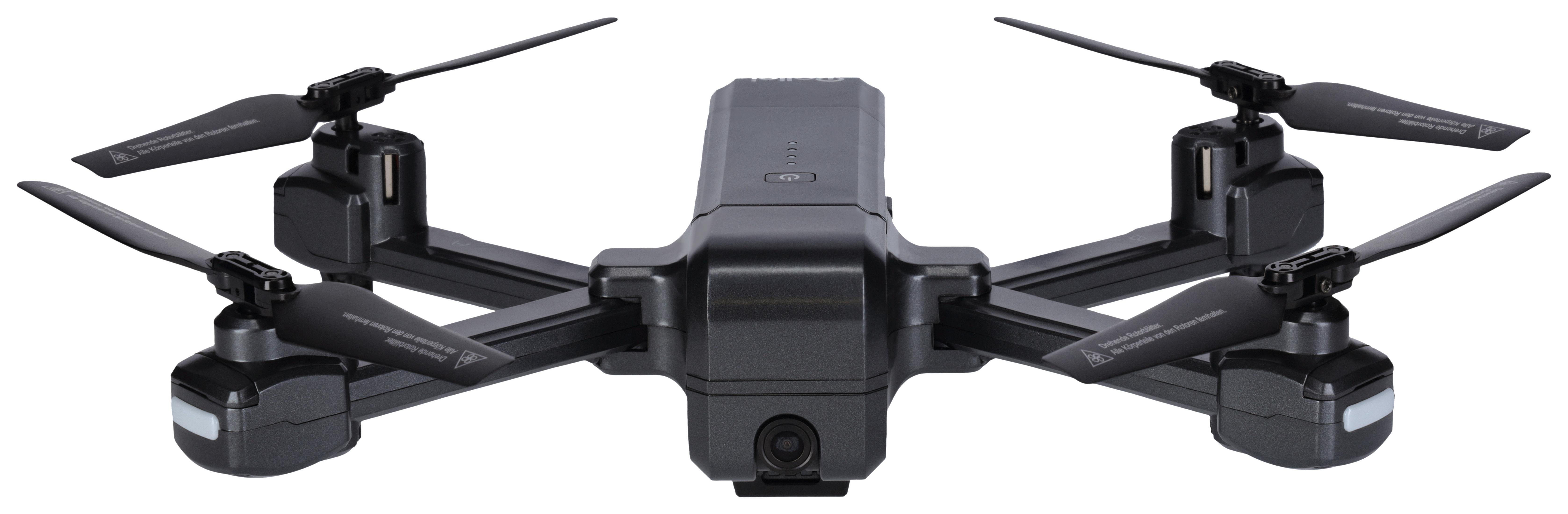 mit Schwarz Drohne faltbare FLY GPS, 100PRO 35102 ROLLEI