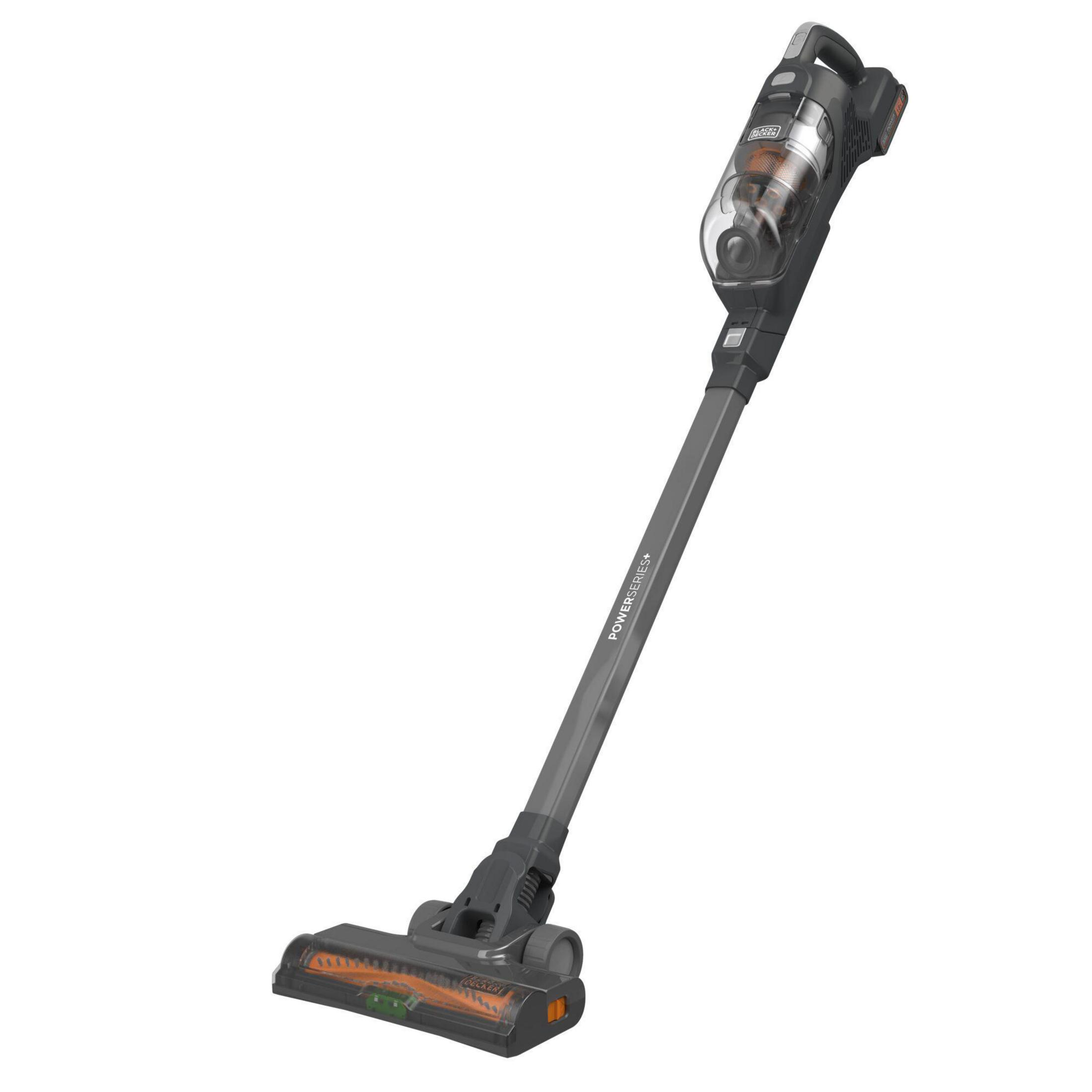BLACK & DECKER BHFEA18D1-QW 18V Şarjlı Dikey Süpürge Siyah