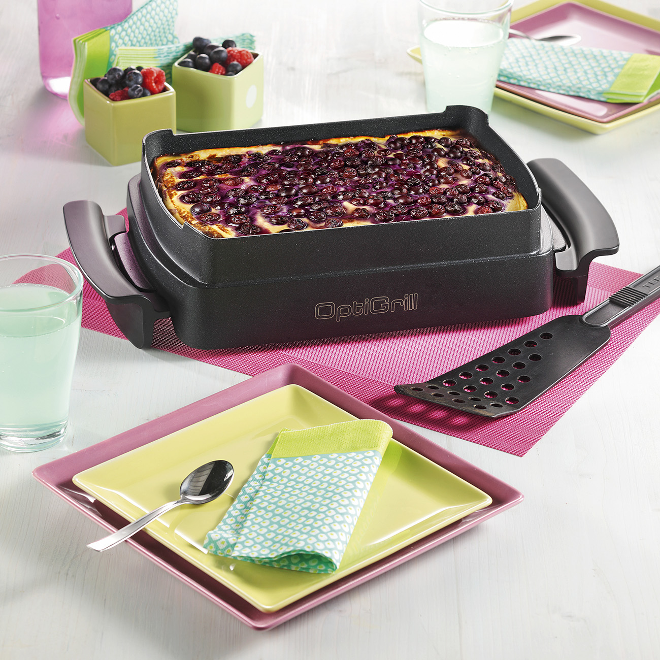 TEFAL XA 7258 OPTIGRILL SNACK&BAKE BACKSCHALE Backschale Edelstahl/Schwarz