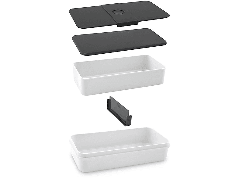 CLOER 800S1-1 LUNCHBOX SET 1 Lunchbox Weiß