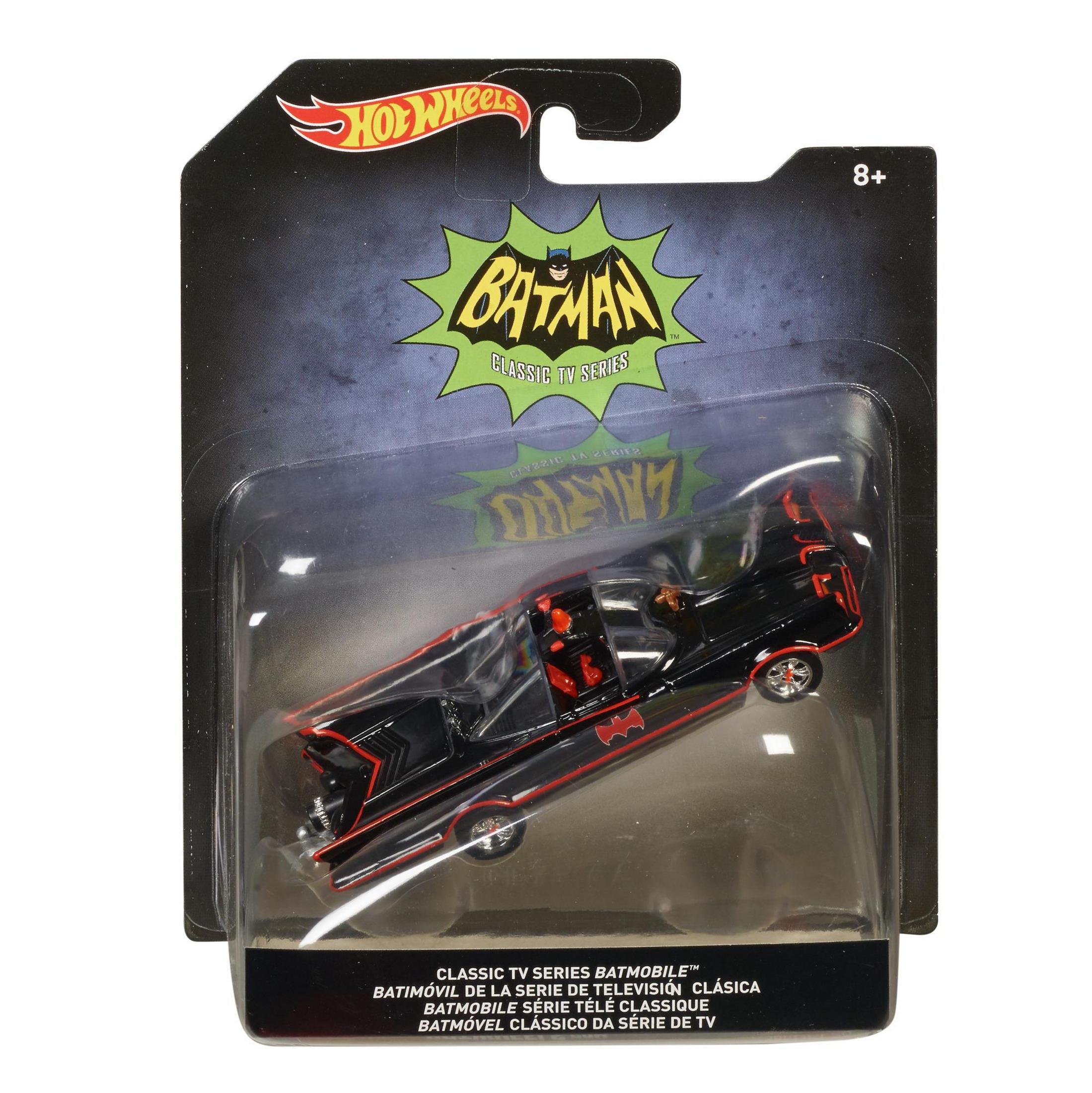 Zabawkowy samochód Hot Wheels Batman Batmobile w oryginalnym opakowaniu.