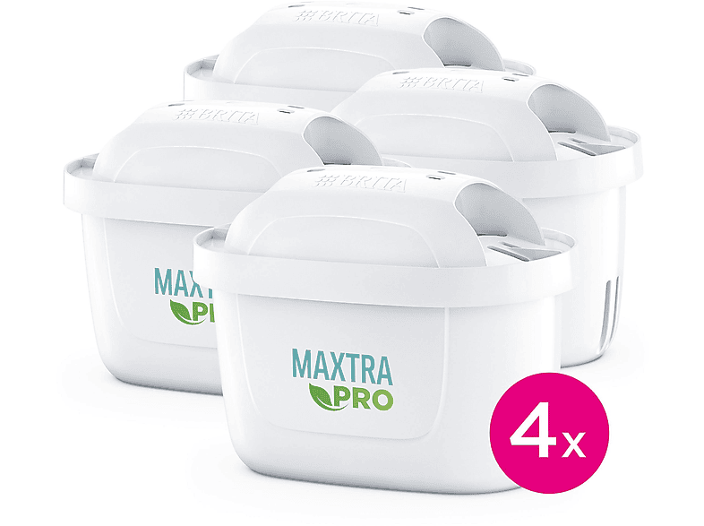 BRITA 122027 MAXTRA PRO ALL-IN-1 PACK 4 Filterkartuschen, Weiß