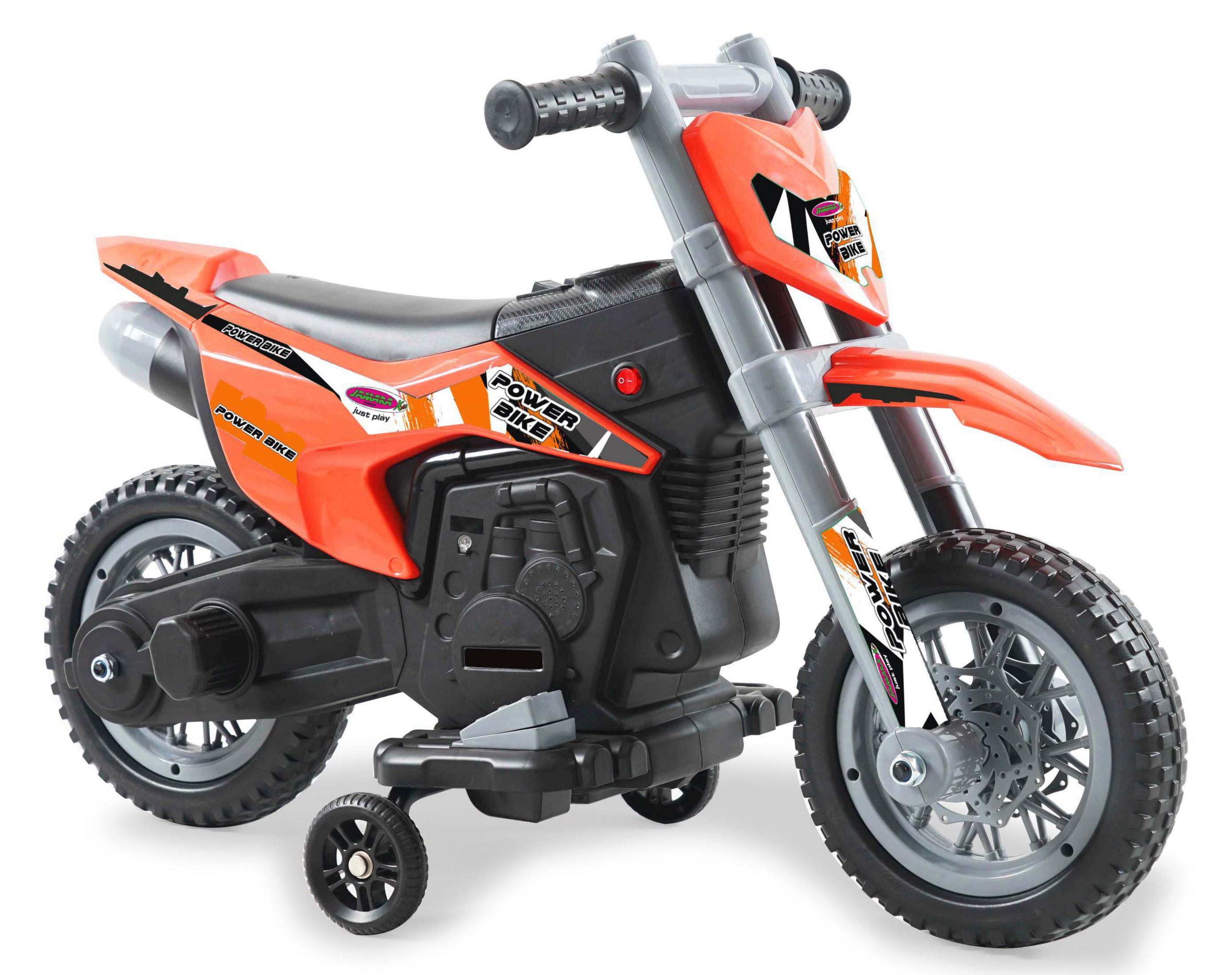JAMARA 460679 MOTORRAD RIDE-ON Orange ORANGE POWER BIKE Kinderfahrzeug, 6V Ride-On