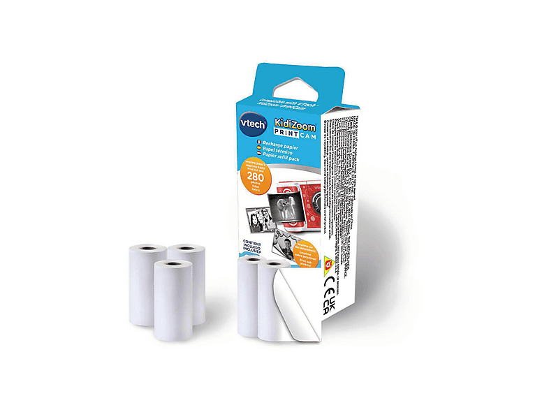 thumbnail image 2 of VTech KidiZoom PrintCam Paper Refill Pack - Thermal Paper & Sticker Rolls For Kids Camera 2 of 9