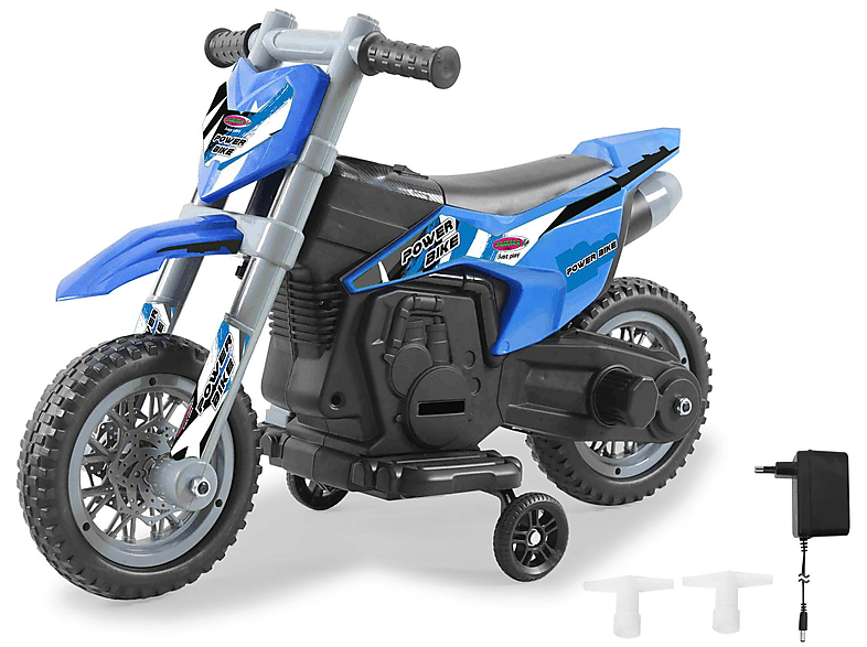 JAMARA 460678 RIDE-ON MOTORRAD POWER BIKE BLAU 6V Ride-On Kinderfahrzeug, Blau