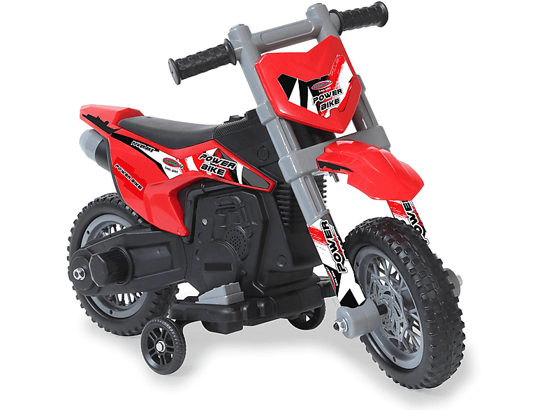 JAMARA 460677 RIDE-ON POWER MOTORRAD ROT Ride-On Kinderfahrzeug, 6V Rot BIKE