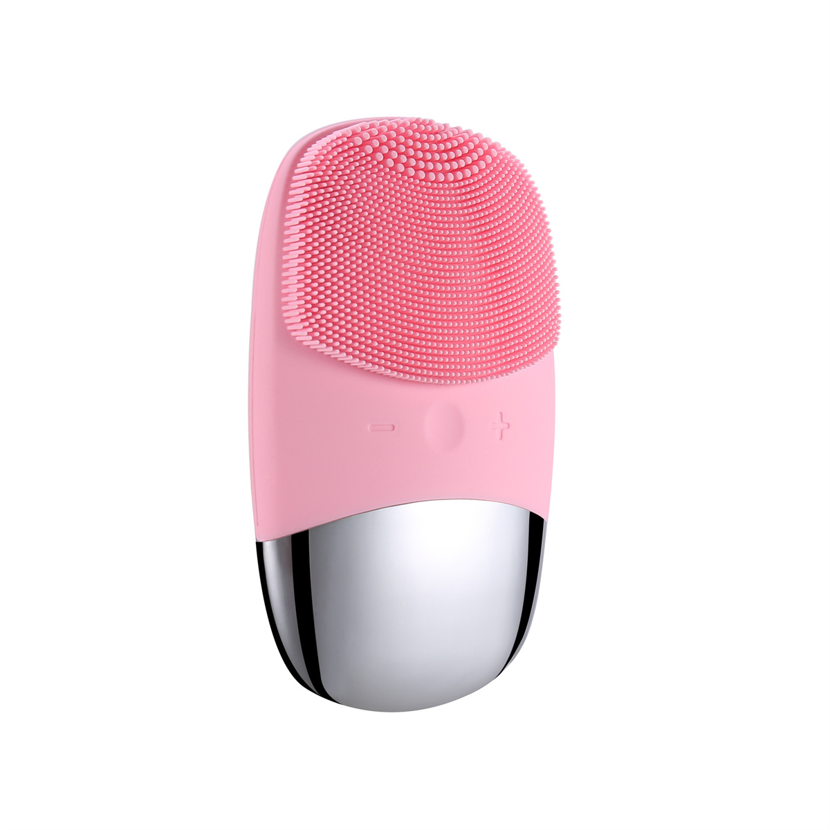 SYNTEK Beauty Ultraschall Rosa Silikon Quadratische Device Gesichtsreiniger Wasserdicht Massagegerät