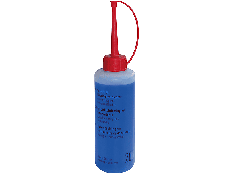 IDEAL Spezialöl für Aktenvernichter (200 ml) Öl transparent