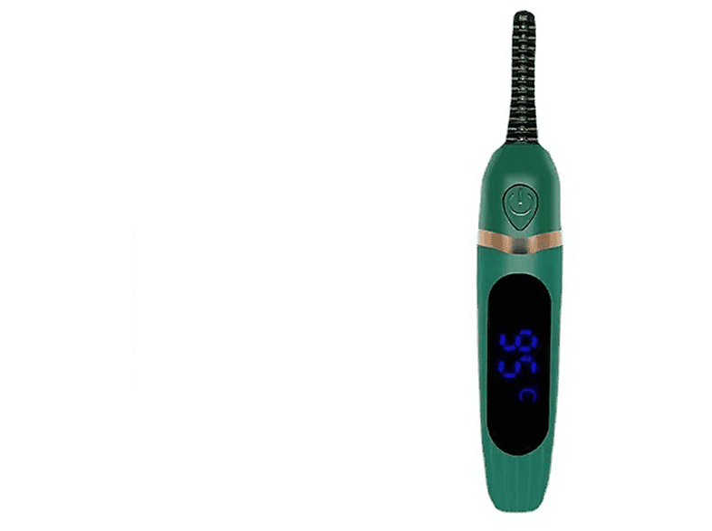 SYNTEK Elektrische Wimpernzange Grün Wiederaufladbar Digital Eisen Beauty Tools Wimpernzange Grün