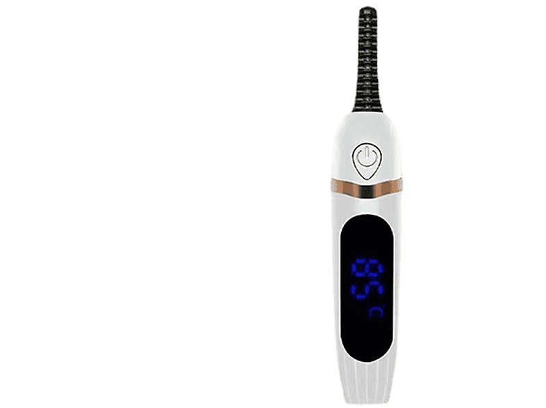 SYNTEK Elektrische Wimpernzange Tools Beauty Wiederaufladbar Wimpernzange Digital Eisen Weiß Weiß