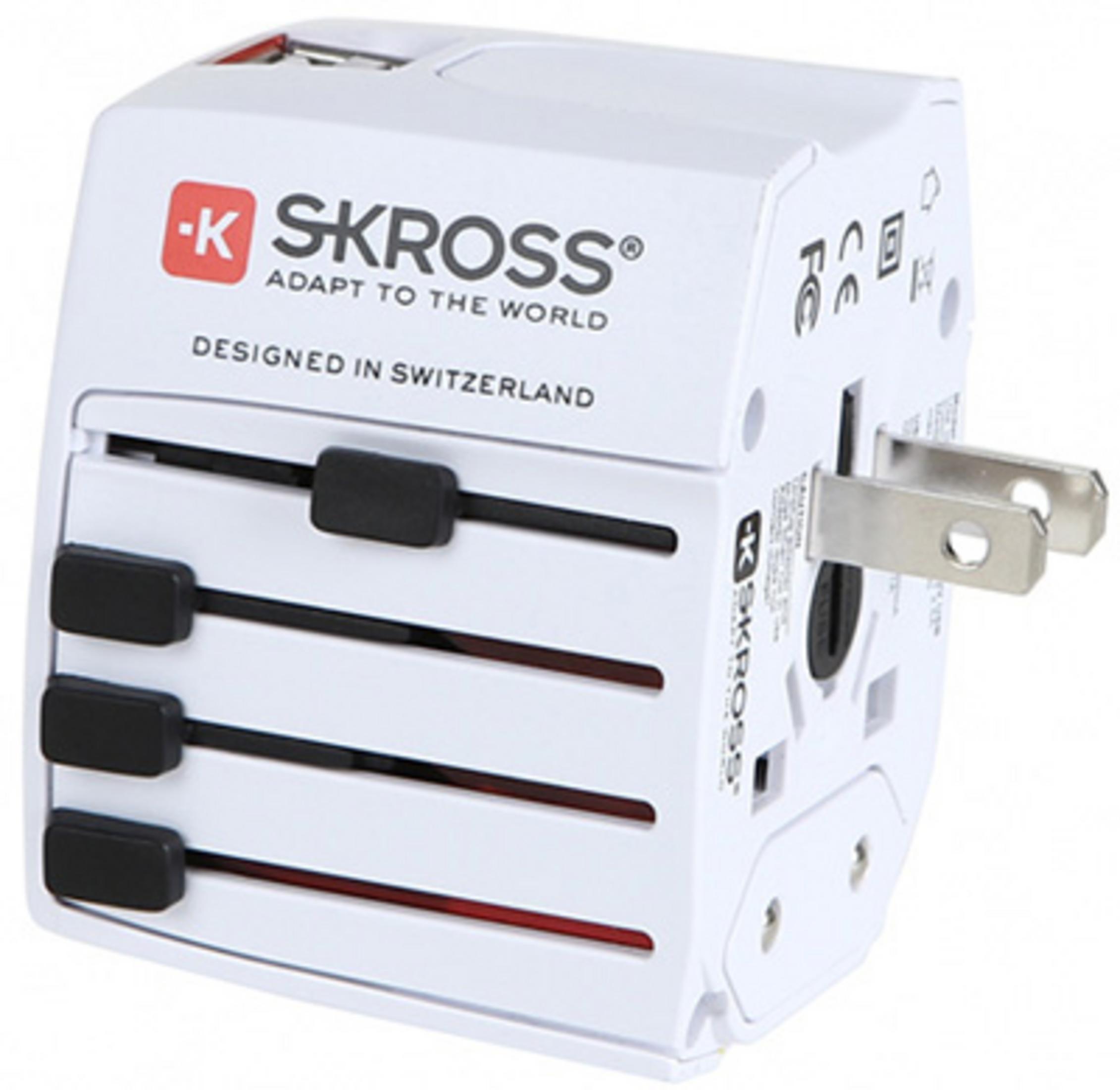 MUV Polige Steckdosenadapter SKROSS WORLD (2,4A 2 USB 1302930 ADAPTER Geräte für