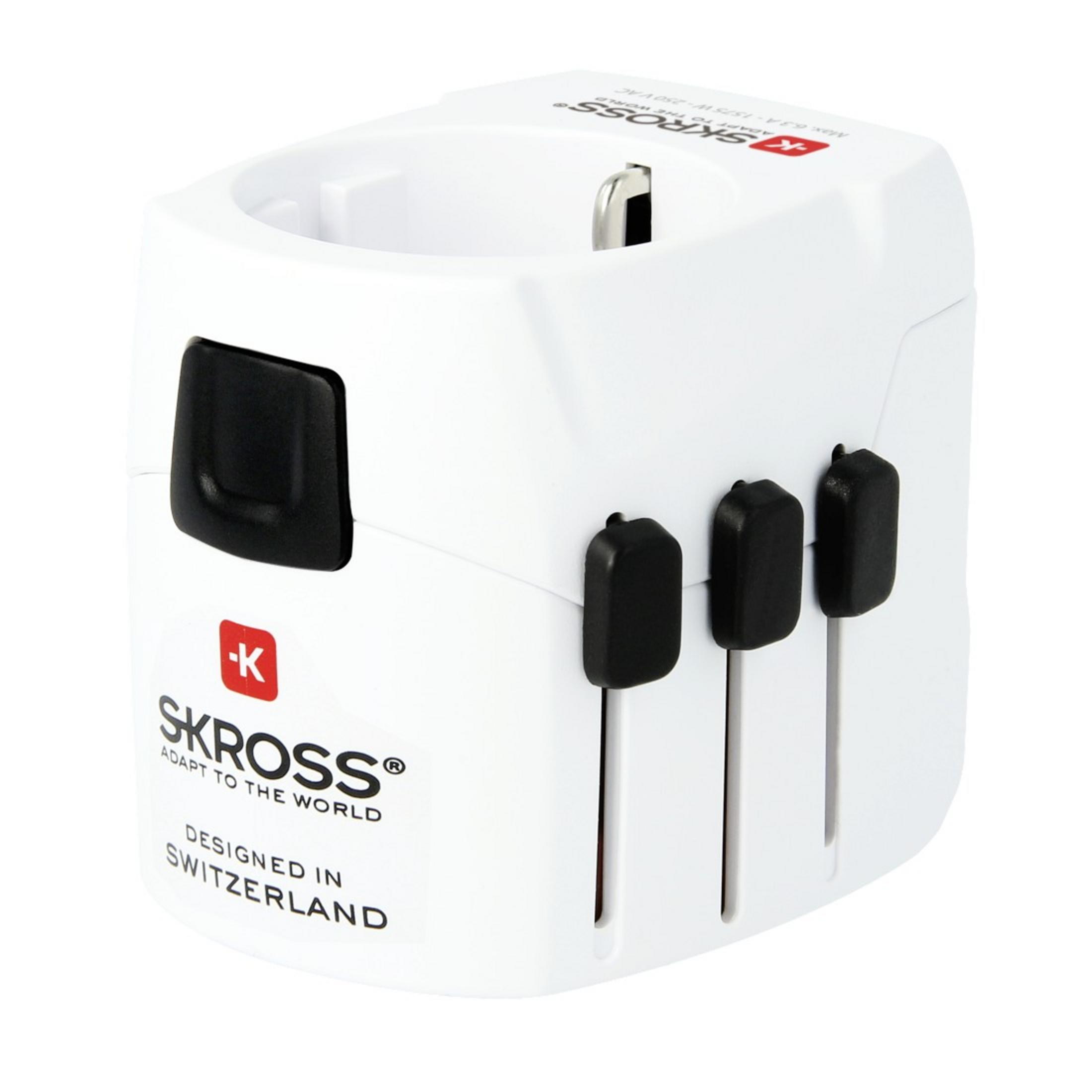 SKROSS 1302540 WORLD ADAPTER PRO Reiseadapter USB LIGHT