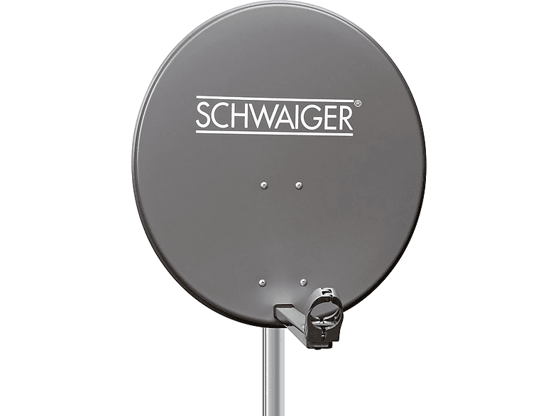 SCHWAIGER SPI 621.1 62CM GRAU Aluminium-Offset-Antenne